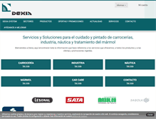 Tablet Screenshot of dexiasystem.com